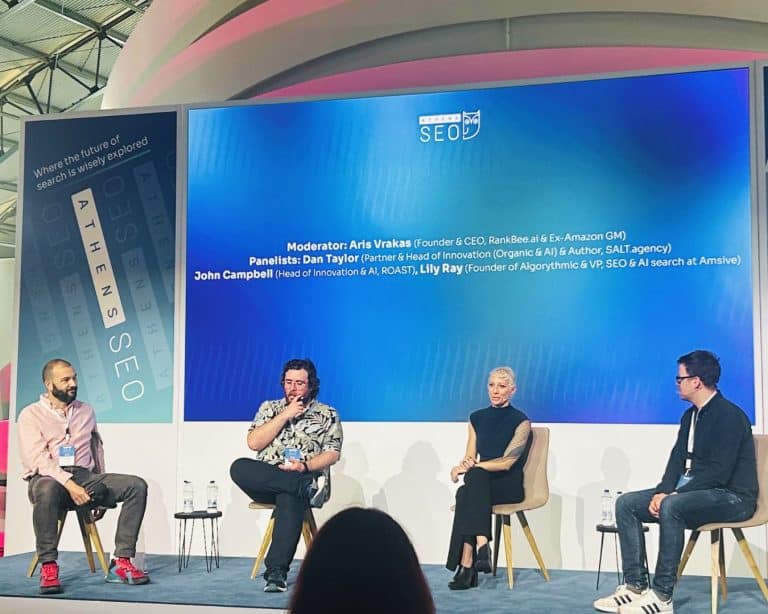 Panel – Dan Taylor, John Campbell, Lily Ray (Moderation: Aris Vrakas)